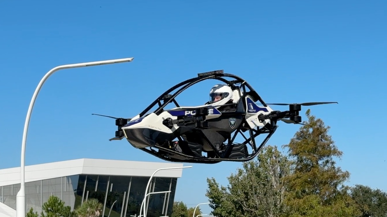 Florida Poly Police becomes first agency in U.S. to use electric flying vehicle — WFTS ABC Action News Tampa, Dunedin Technology news