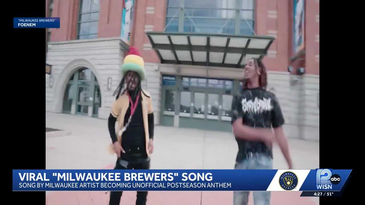 Milwaukee artist Foenem's 'Milwaukee Brewers' song goes viral as Brewers postseason anthem — WISN 12 Milwaukee, Dunedin Arts news
