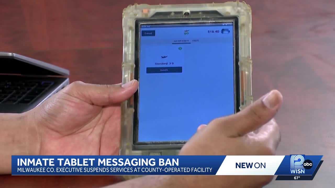 Milwaukee County Sheriff's Office suspends messaging feature on jail tablets — WISN 12 Milwaukee, Dunedin Community news
