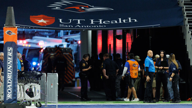 Military member dies after falling while rappelling from Alamodome's ceiling before UTSA vs. Navy game — NewsWest 9 (Permian Basin), Dunedin Sports news
