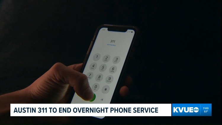 Austin 311 non-emergency call center to close overnight service starting Nov. 1 — KVUE (Austin), Dunedin Community news