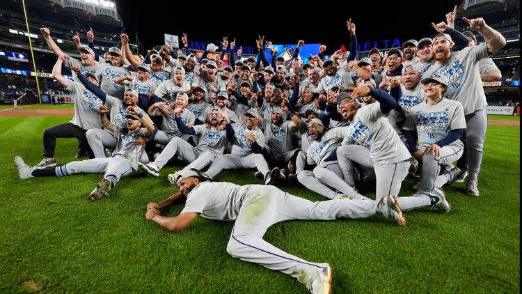 Rays advance to American League Championship Series | See game schedule — WTSP Sports Tampa Bay, Dunedin Sports news
