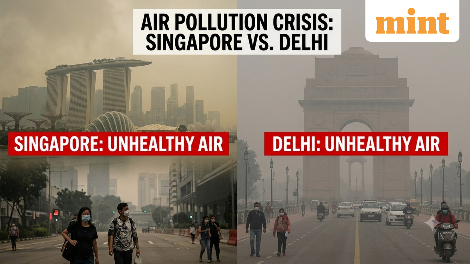 Delhi braces for GRAP curbs as AQI soars; Singapore battles wildfire haze. How do the two compare? — Mint India, Dunedin Technology news