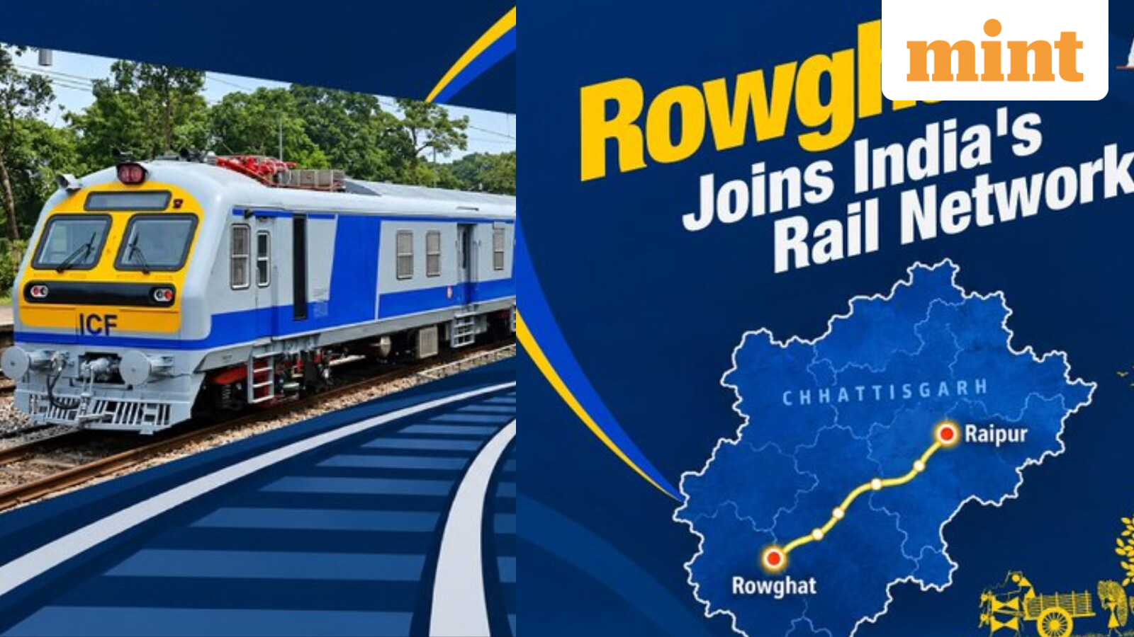 Rowghat gets first train since Independence as Indian Railways completes ₹1,628 crore rail line in Chhattisgarh — Mint India, Dunedin Technology news